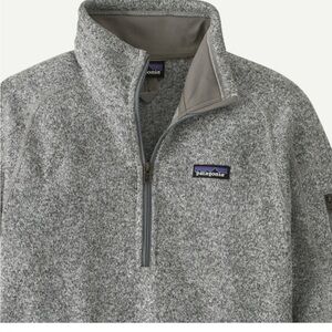 Patagonia Heather Gray Fleece Pullover